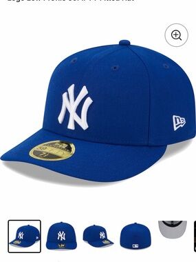 MLB New York Yankees Royal Blue Fitted Hat